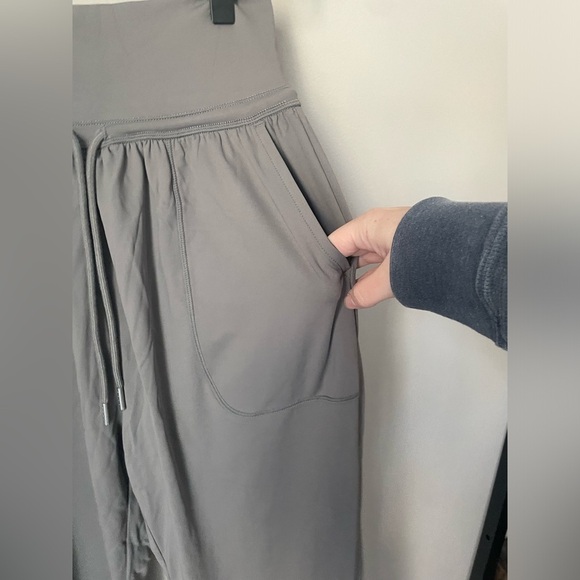 Halara Gray Nylon Joggers Size X Small New with tags - Picture 2 of 7
